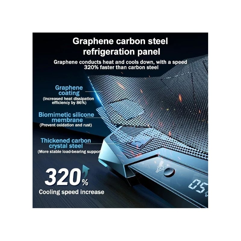 RTAKO LZ-D11 Deca-Core Laptop Radiator 10-Core Laptop Cooler