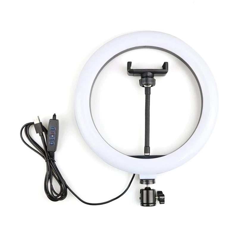 RTAKO AR-GTB-10 "10" Ring Light With Single Phone Holder