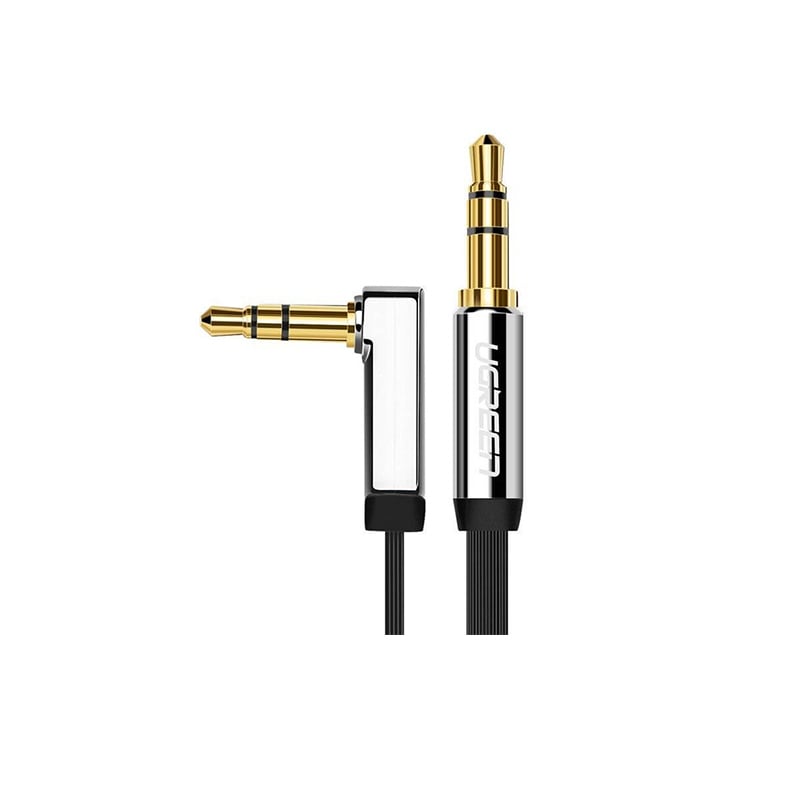 UGREEN 10729 3.5mm straight to 90 Degree 5M AUX Cable