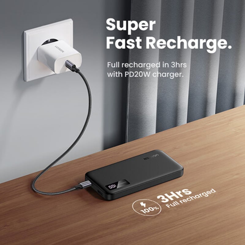 UGREEN 25742 20W Two-Way Fast Charging 10000mAh Power Bank