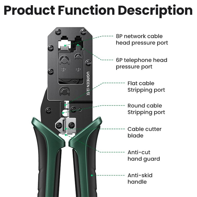 UGREEN 70683 Ethernet Cable Crimper