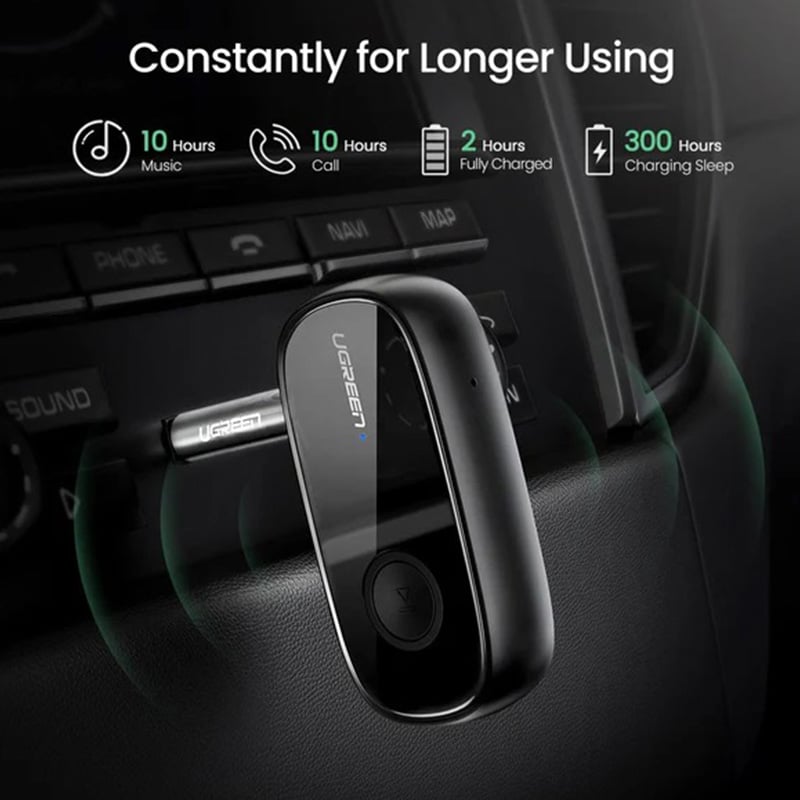UGREEN 70304 Bluetooth 5.1 Receiver Audio Adapter
