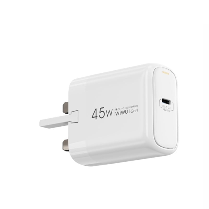 WiWU WI-U035 Ark 45W 3 Pin UK USB-C Fast Charger