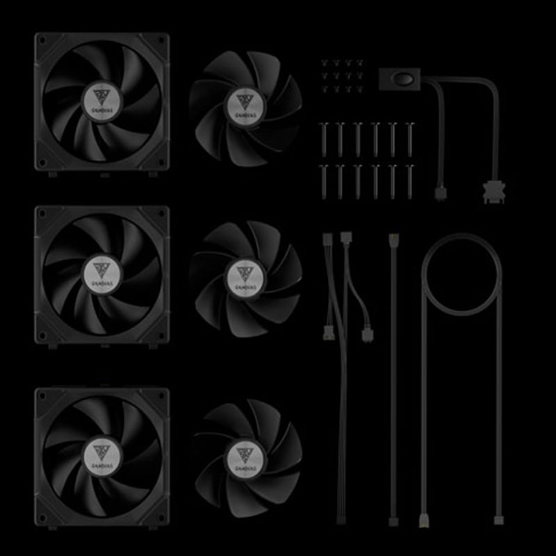 Gamdias AEOLUS P2-1203 120mm ARGB Fan Pack