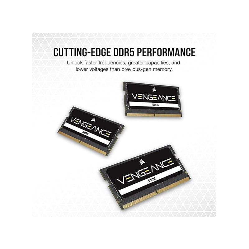 Corsair Vengeance 16GB (1x16GB) DDR5 SO-DIMM 5200MHz Laptop RAM