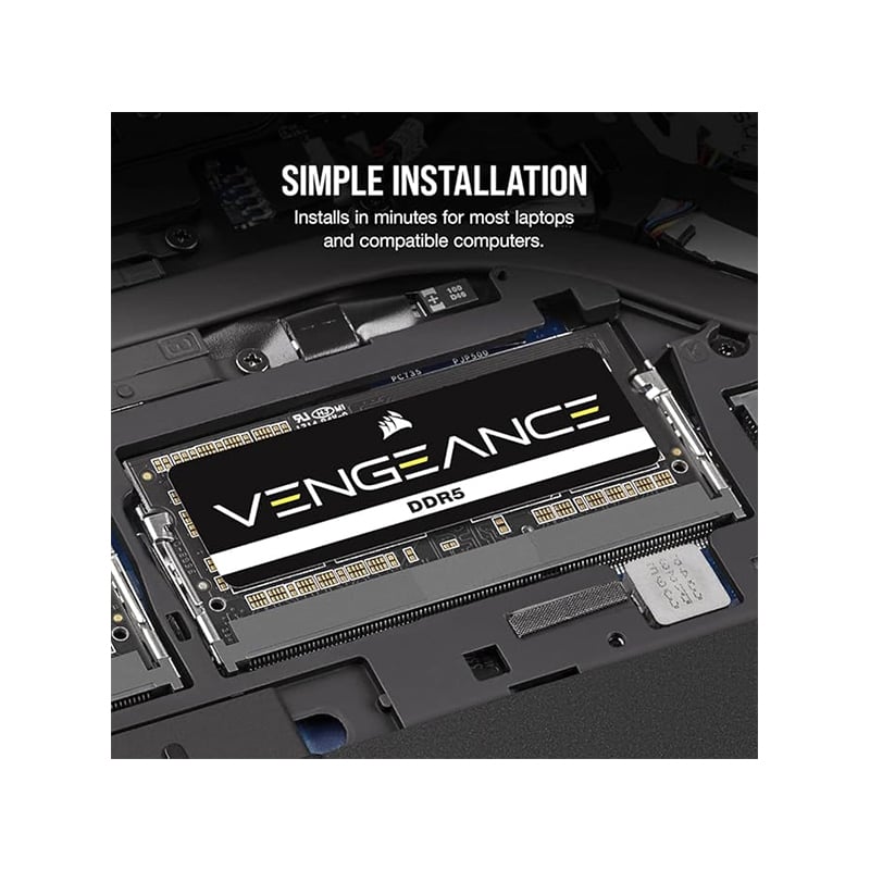 Corsair Vengeance 16GB (1x16GB) DDR5 SO-DIMM 5200MHz Laptop RAM