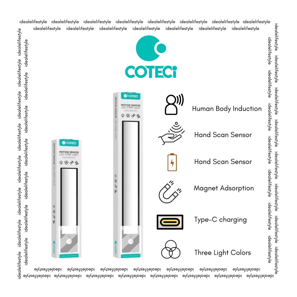 Coteci Motion Sensor 1W Led Strip Light