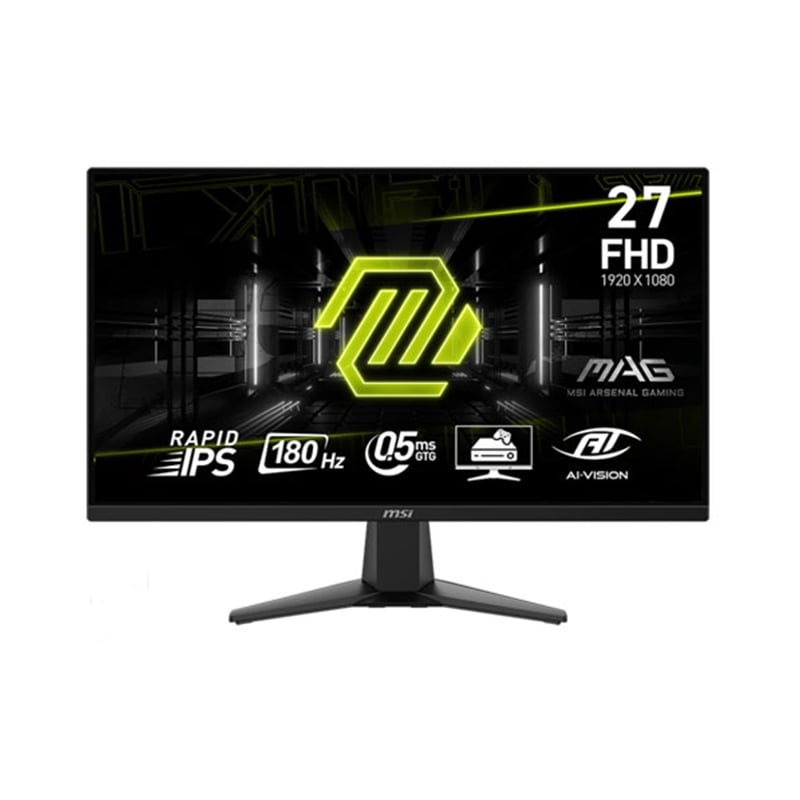MSI MAG 27CQ6F 27" Inch WQHD (2560 X 1440) 180hz 1ms Amd Freesync Curved Gaming Monitor