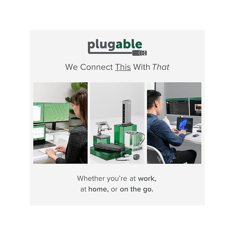Plugable Thunderbolt 4 100W 40Gbps 1M Cable