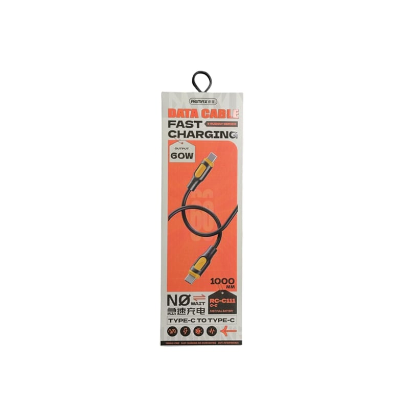 Remax RC-C111 Ruinay Series 60W Type-C to Type-C Fast Charging Cable
