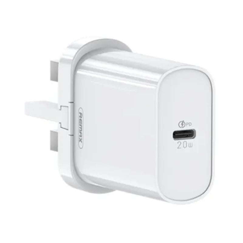 Remax RP-U70 Jane Series 20W PD USB-C UK 3 Pin Fast Charger