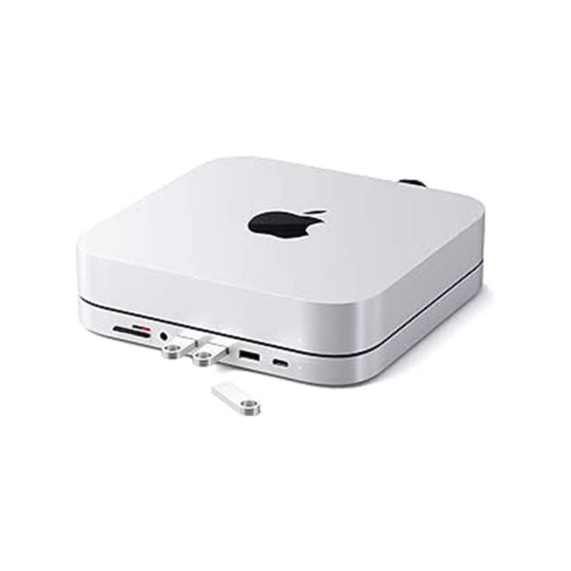 Satechi ST-ABHFM Type-C Aluminum Stand & Hub for Mac Mini