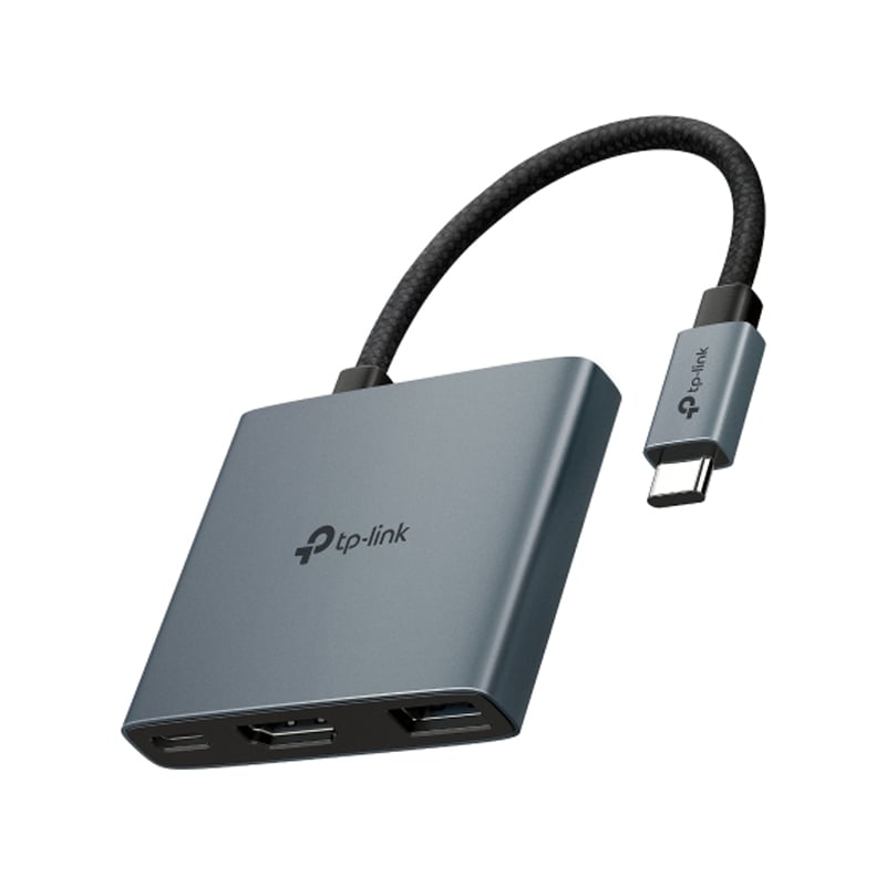 TP-Link UH3020C USB Type-C to 4K@60Hz HDMI, 100W PD, 1× USB-A 3 Port Hub Adapter