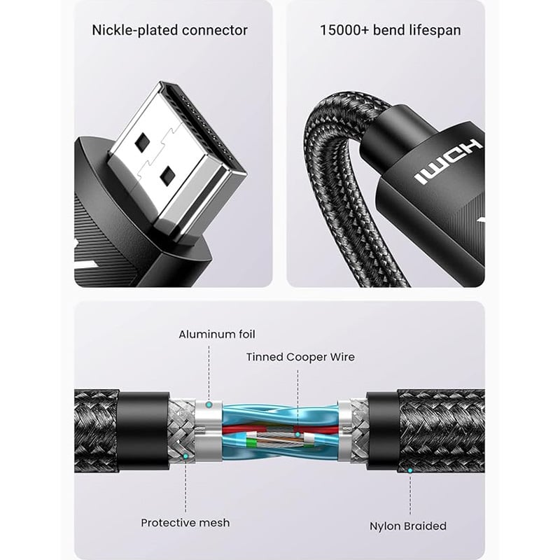 UGREEN 30999 4K HDMI 1M Braided Cable