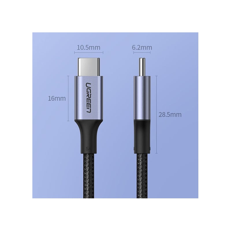UGREEN 90120 100W PD USB-C to USB-C 3M Fast Charging Cable