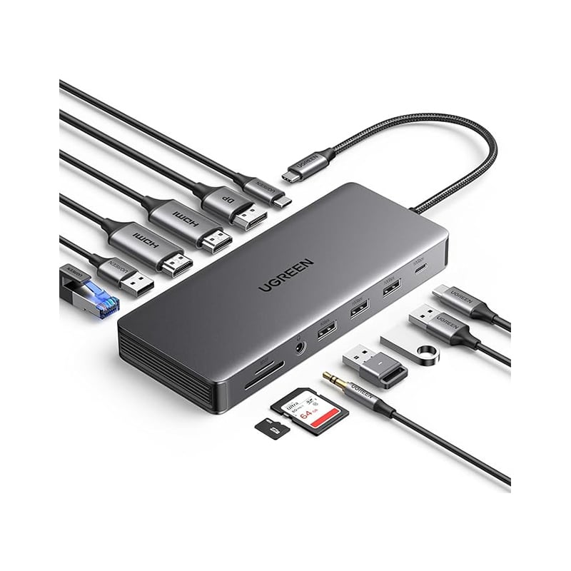 UGREEN Revodok Pro 313 13 in 1 USB-C Triple Display Docking Station
