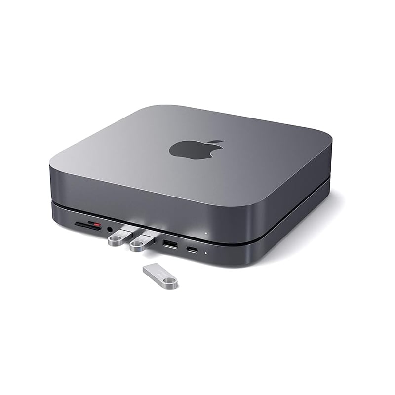 ‎Satechi ST-ABHFM Type-C Aluminum Stand &amp; Hub for Mac Mini