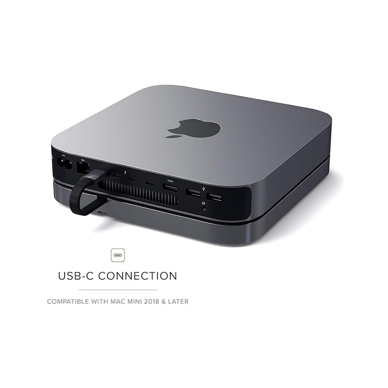 ‎Satechi ST-ABHFM Type-C Aluminum Stand &amp; Hub for Mac Mini