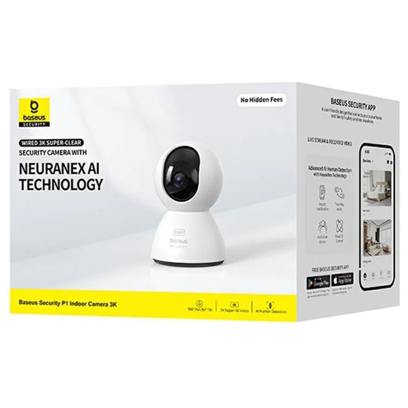 Baseus Security P1 4MP 3K Indoor Camera