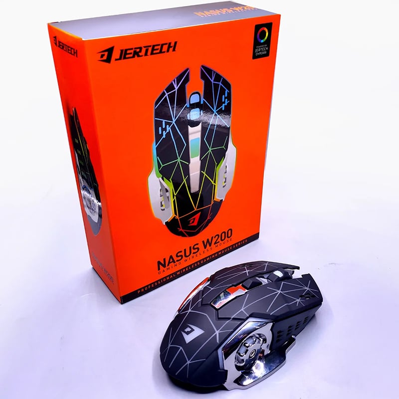 Jertech Nasus W200 Rechargeable Gaming Wireless Mouse