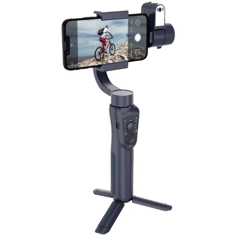 Porodo LFS035 3-Axis Ai Tracker &amp; Light Gimbal Stabilizer