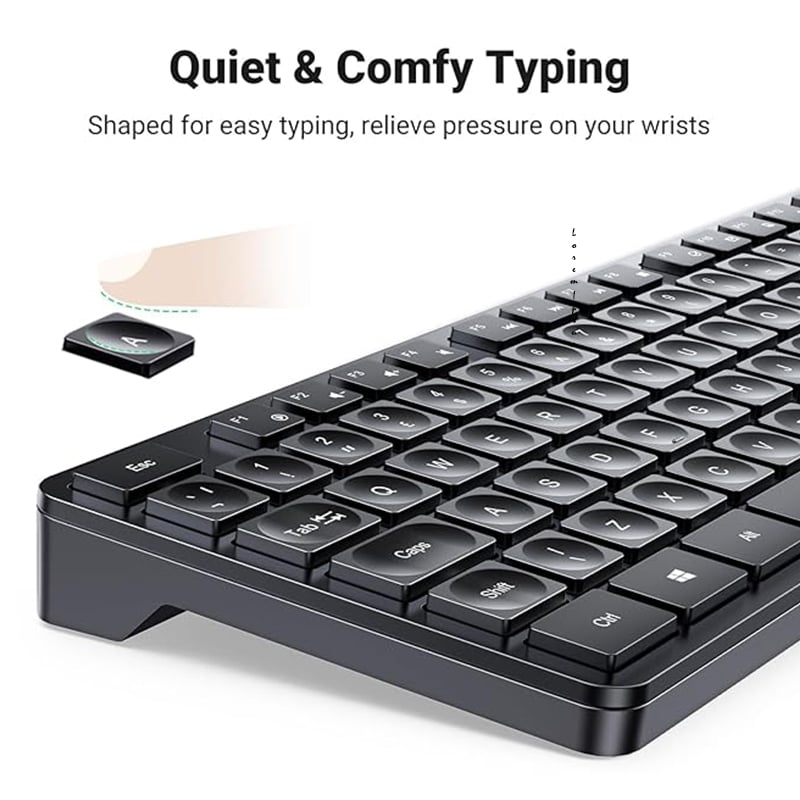 UGREEN 15720 MK006 Wireless Mouse and Keyboard