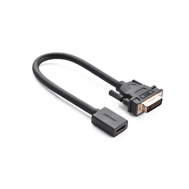 UGREEN 20118 DVI Male to HDMI Female Adapter Cable