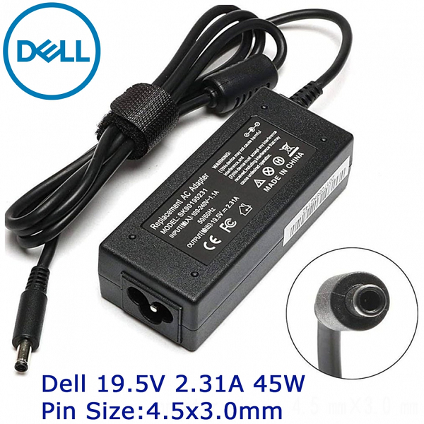 Dell 19.5V 2.31A 45W 4.5*3.0mm Replacement Laptop AC Charger Adapter