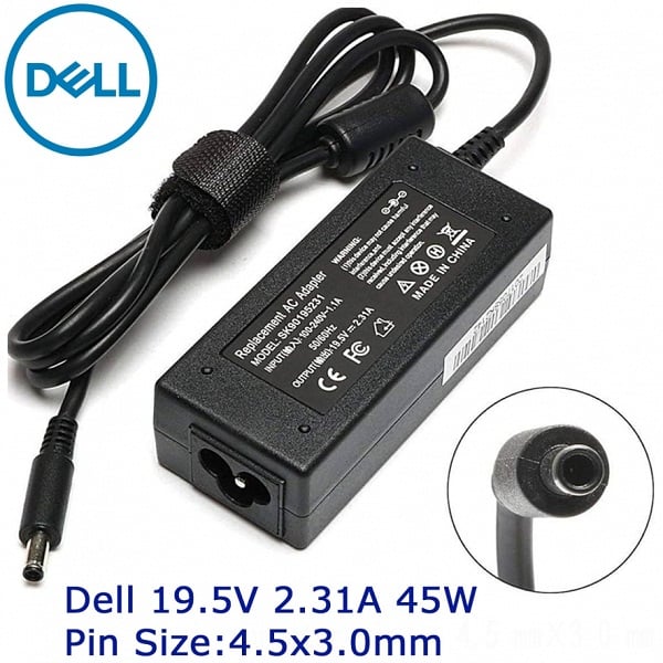 Dell 19.5V 2.31A 45W 4.5*3.0mm Replacement Laptop AC Charger Adapter