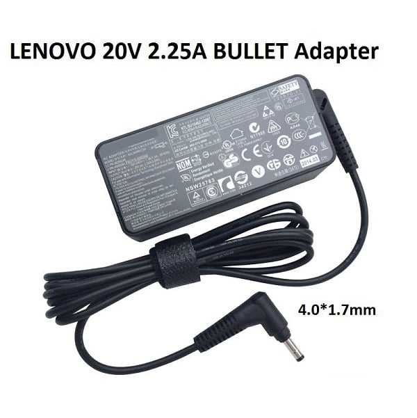 Lenovo 20V 2.25A 45W 4.0*1.7mm Replacement Laptop AC Charger Adapter