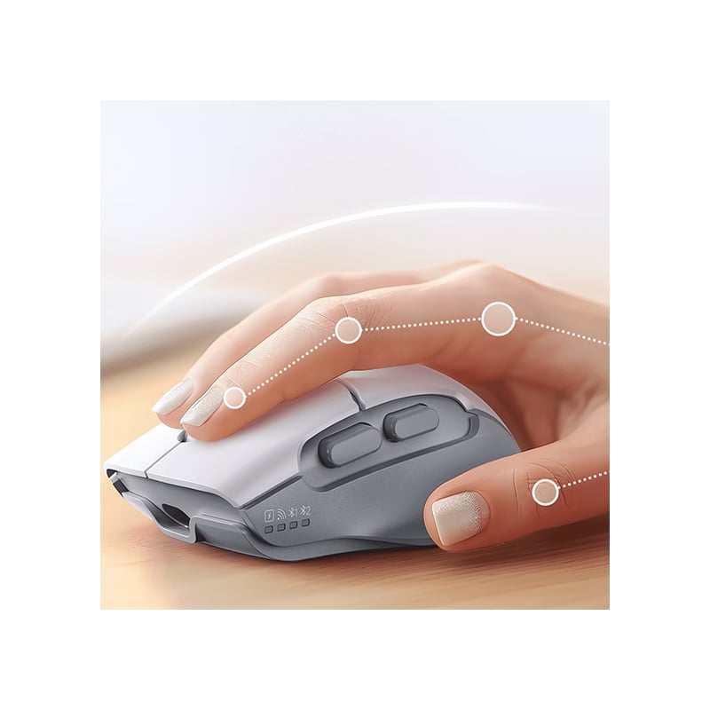 Meetion BTM001 Wireless 2.4G &amp; Bluetooth Dual-Mode Ergonomic Mouse