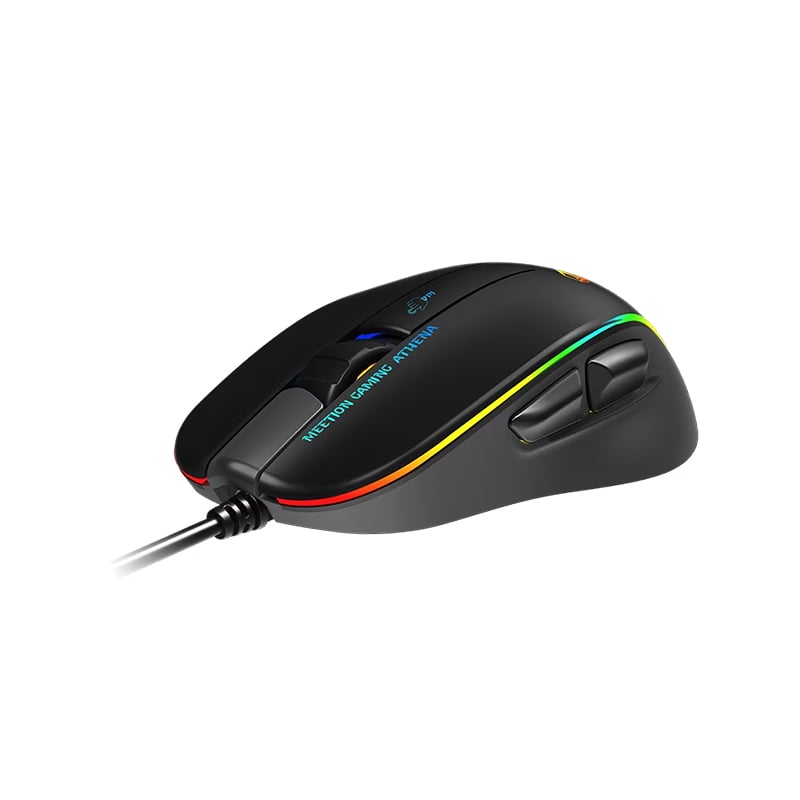 Meetion GM23 RGB Circulation Backlit USB Wired Gaming Mouse