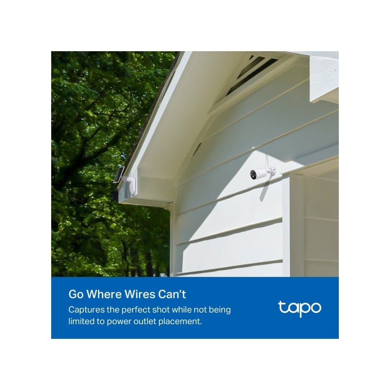 TP-Link Tapo C245 2K QHD IP66 Solar-Powered Security Camera Kit