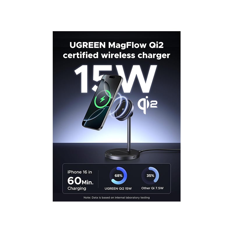 UGREEN 45382 2-in-1 15W Magnetic Wireless Charger