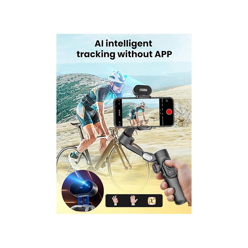 AOCHUAN Smart Xe AI 3-Axis Smartphone Gimbal with AI Face Tracking