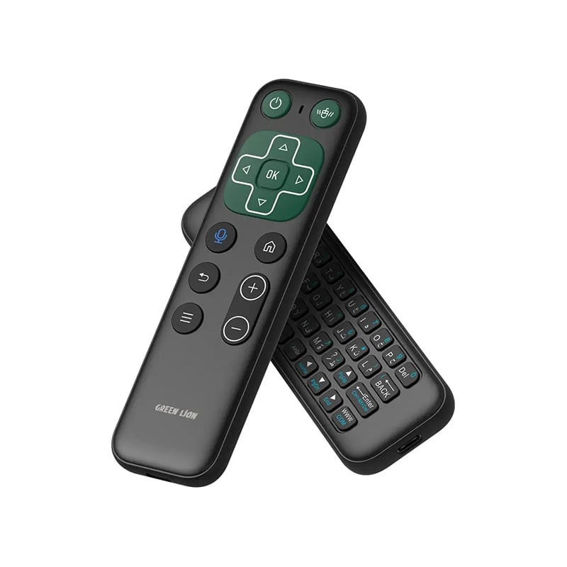 Green Lion Wireless Remote with Keyboard and Mouse for Windows/MacOS/Android
