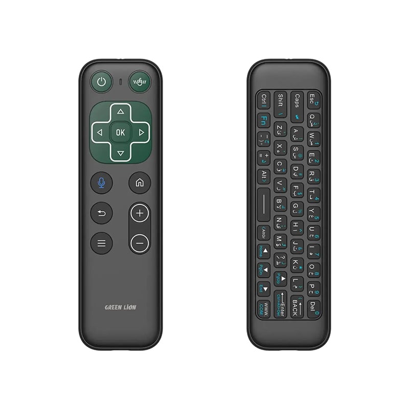 Green Lion Wireless Remote with Keyboard and Mouse for Windows/MacOS/Android