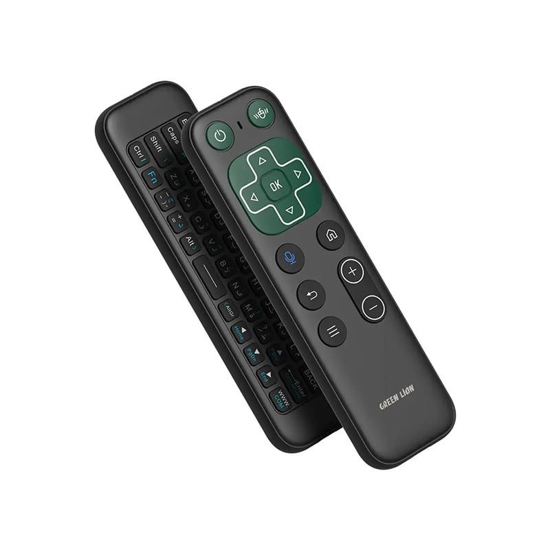 Green Lion Wireless Remote with Keyboard and Mouse for Windows/MacOS/Android