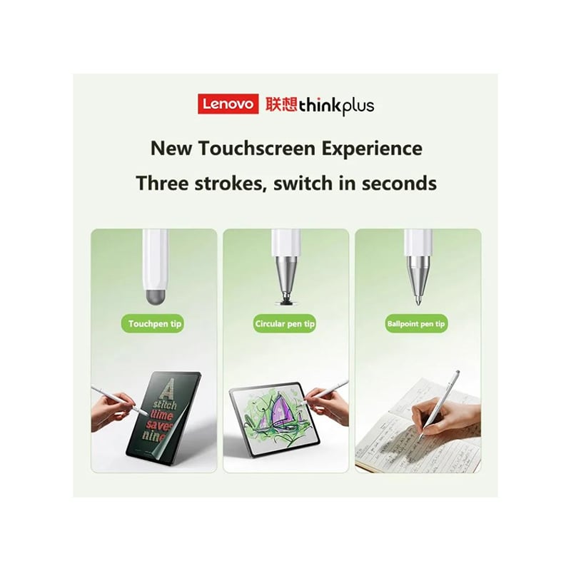 Lenovo ThinkPlus BP28 3-in-1 Universal Magnetic Touchscreen Pen