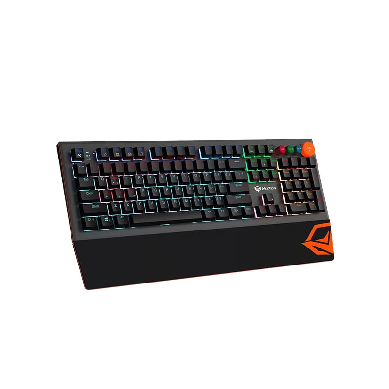 Meetion MK500 Colorful Adjustable Rainbow Backlight Mechanical Gaming Keyboard