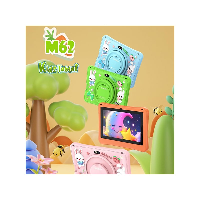 Modio M62 6GB RAM 128GB WiFi 7 inch Android Kids Learning Tablet