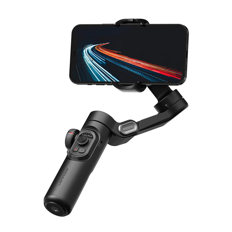 AOCHUAN Smart Xe Gimbal + Green Lion GM-76X Noise Cancellation Microphones - Creator Combo Pack!