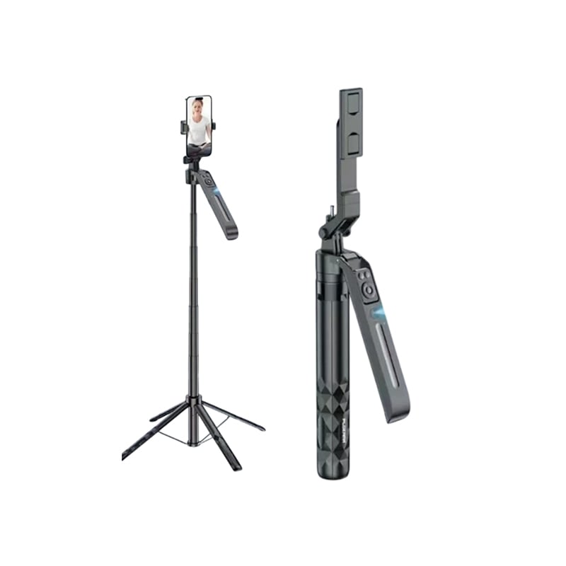 Plokama Auto-A7 Selfie Stick Tripod with 360 AI Intelligent Face Tracking