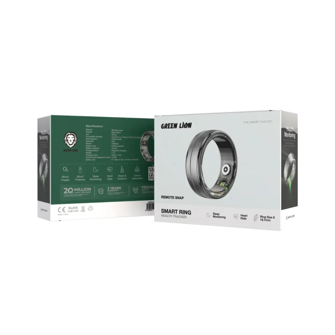 Green Lion Smart Health Tracker Ring