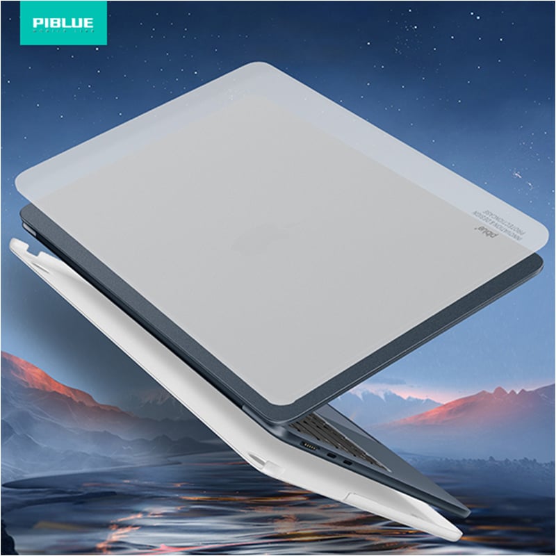 Piblue Ice Sand Shell Frosted Hard Case for MacBook 14.2 Pro