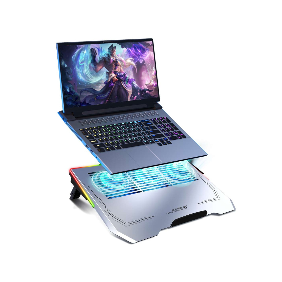 Porodo PDX117 AI RGB Gaming Laptop Cooler Pad