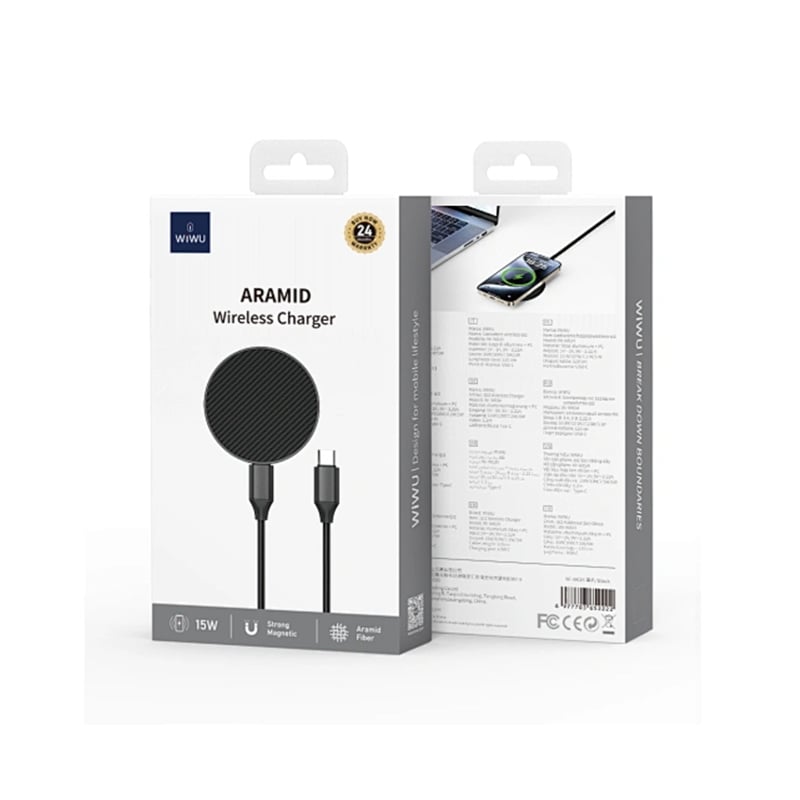 WIWU WI-W034 Aramid Series 15W Wireless Charger
