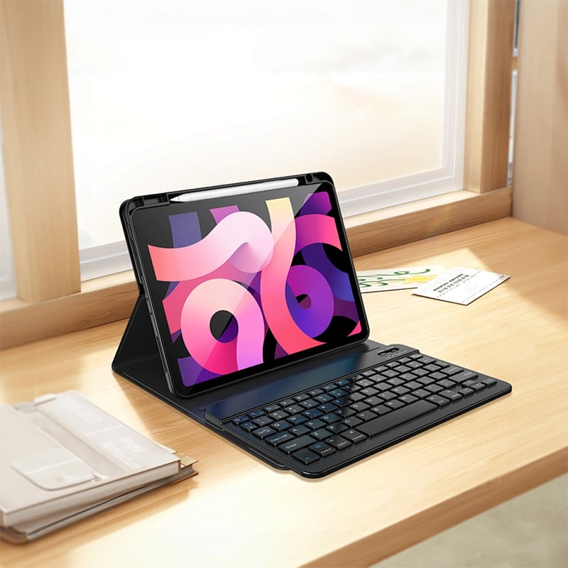 WiWU MK-006 3 in 1 Premium Combo Protect Case with Pencil and Keyboard for iPad Air 13 inch 2025