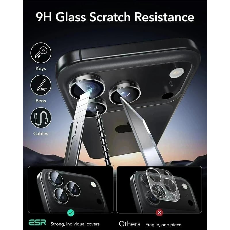 ESR Armorite Camera Lens Protector for iPhone 17 Pro Max