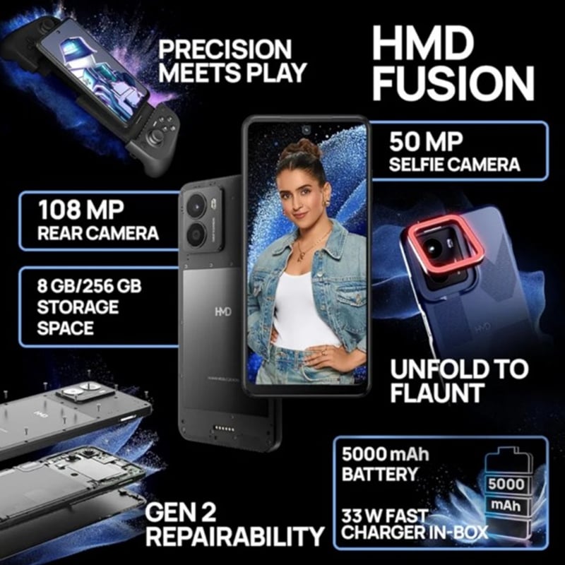HMD Fusion 5G 8GB RAM 256GB With Free Gifts